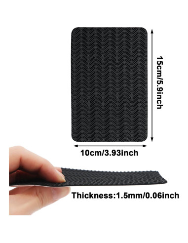 Protectores de Suela de Zapato MaifuerMall 10x15cm Goma Antideslizante