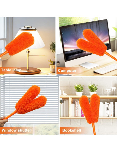 Plumero de Microfibra HTOOLPRO 40 cm Lavable Multiuso