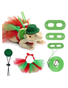 Disfraz de Dragón Barbudo WODISON Navidad con Sombrero y Falda