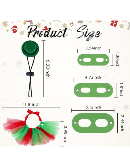 Disfraz de Dragón Barbudo WODISON Navidad con Sombrero y Falda