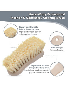 Cepillo de Limpieza Nanoskin 15.24 cm para Tapicería Automotriz 2