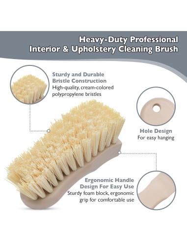 Cepillo de Limpieza Nanoskin 15.24 cm para Tapicería Automotriz