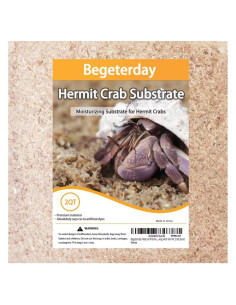 Sustrato de fibra de musgo esfagno Begeterday 2L para cangrejos