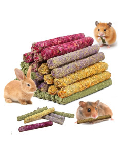 33 Palitos Masticables Naturales Jorewood para Conejos y Cobayas