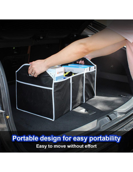 Organizador de Maletero de Coche XINLIYA Plegable Impermeable 50x32.5cm