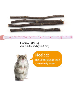 Palitos de Manzana Naturales CHUHUAYUAN 100g para Mascotas 2