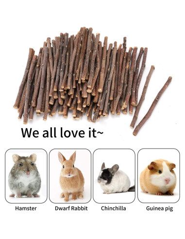 Palitos de Manzana Naturales CHUHUAYUAN 100g para Mascotas