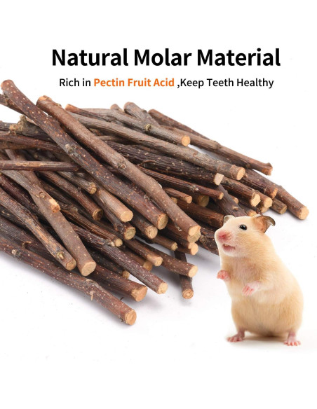 Palitos de Manzana Naturales CHUHUAYUAN 100g para Mascotas