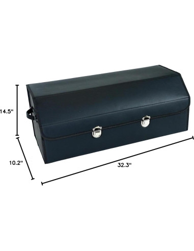 Organizador de Maletero Plegable EASYBERG 82x36cm Cuero Negro