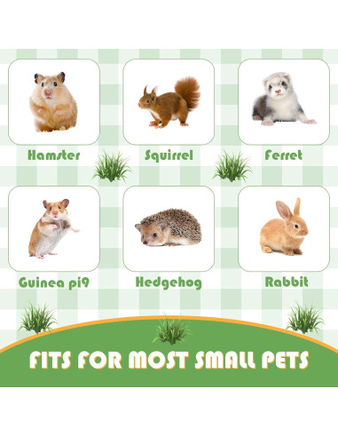 4 Hamacas Colgantes para Animales Pequeños JOUTYFOR 34x34cm