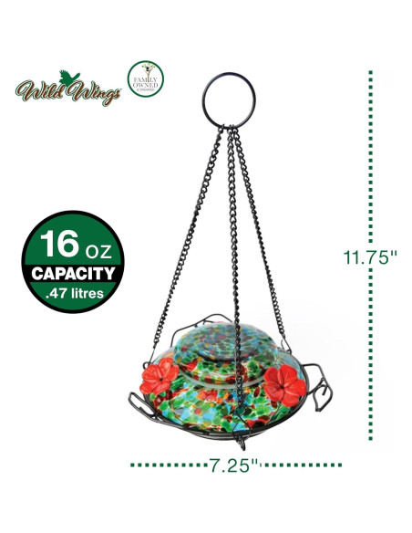 Alimentador de Colibríes Llenado Superior Nature's Way WWGHF1 532ml