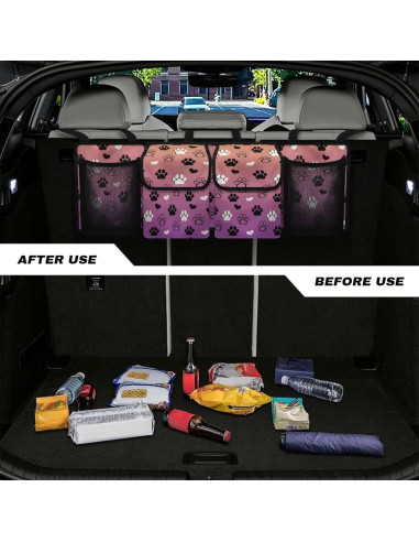 Organizador de Maletero de Coche Qiyupavto Impermeable 93.98x30cm