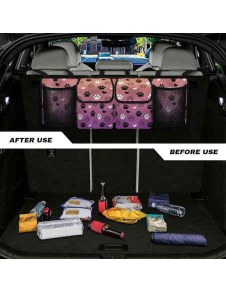 Organizador de Maletero de Coche Qiyupavto Impermeable 93.98x30cm