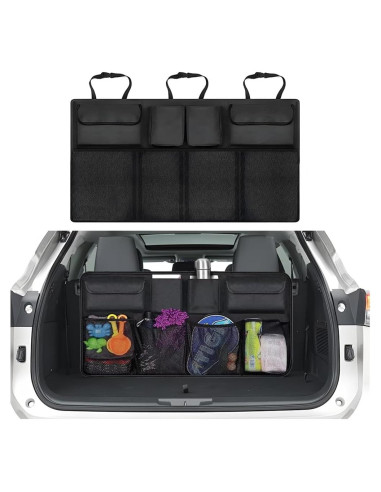 Organizador de Maletero de Coche Mandark, 8 Bolsillos, Tela Oxford