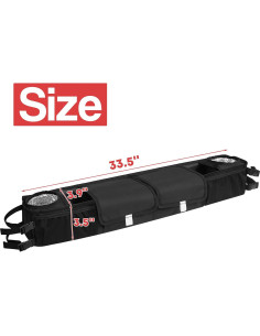 Cesta de Almacenamiento Plegable ORKELS para Carro de Golf 10L 2