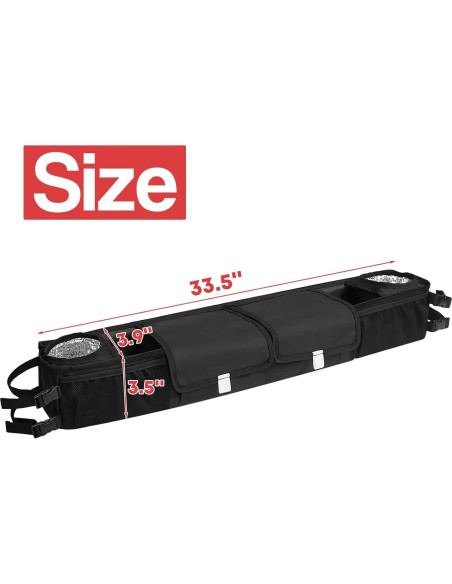 Cesta de Almacenamiento Plegable ORKELS para Carro de Golf 10L