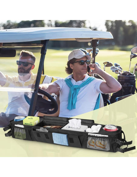 Cesta de Almacenamiento Plegable ORKELS para Carro de Golf 10L