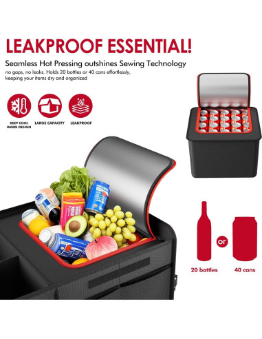 Organizador de Maletero MEI&CO 105L Plegable con Enfriador