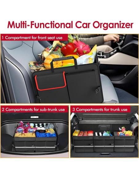 Organizador de Maletero MEI&CO 105L Plegable con Enfriador