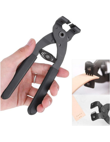 Alicates de Perforación de Cuero Pssopp 4mm - 2 y 4 Dientes