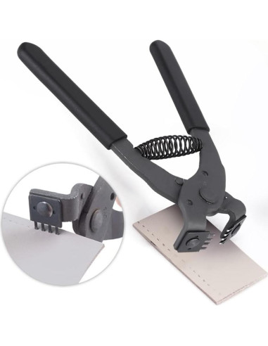 Alicates de Perforación de Cuero Pssopp 4mm - 2 y 4 Dientes