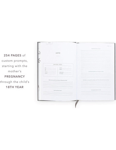 Diario de Embarazo y Recuerdos Bebé Diarios Promptly A5