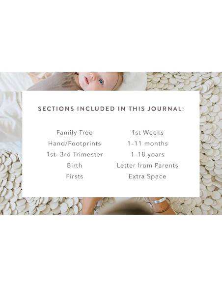 Diario de Embarazo y Recuerdos Bebé Diarios Promptly A5