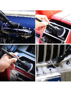 Juego de Cepillos de Limpieza JINYUNDUOSP - 3 Piezas para Autos 2