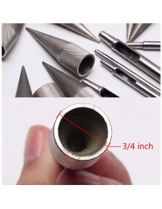 Afilador de Bordes de Perforadora Redonda Kanonaki - Acero Inoxidable 2