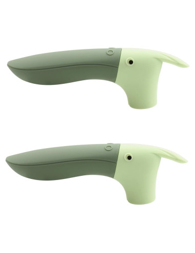 Funda de Mango de Puerta VinBee de Silicona Verde - 2 Piezas