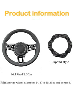 Cubierta de Volante Osilly 37-38 cm Fibra de Carbono Rojo 2