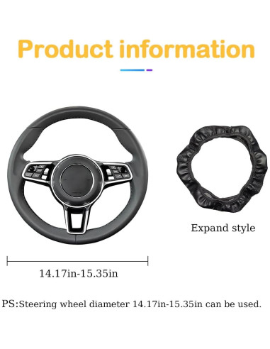 Cubierta de Volante Osilly 37-38 cm Fibra de Carbono Rojo