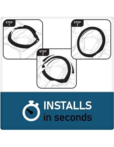 Cubierta de Volante Esponjosa Accesorios Personalizados Negro-Gris