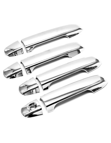 Cubierta de Manija de Puerta Cromo eLoveQ para Toyota Camry 2012-2017