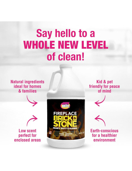Limpiador de Gel para Chimeneas Quick N Brite 1.89L No Abrasivo