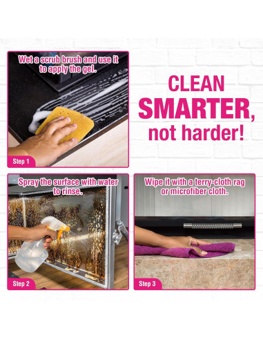 Limpiador de Gel para Chimeneas Quick N Brite 1.89L No Abrasivo