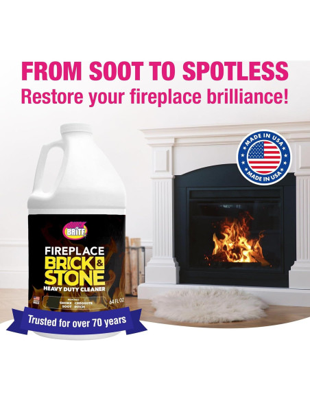 Limpiador de Gel para Chimeneas Quick N Brite 1.89L No Abrasivo