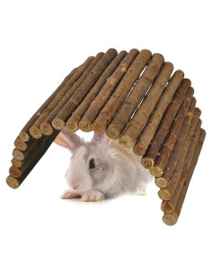 Puente de Madera Kathson para Hámster y Conejos 40x15 cm