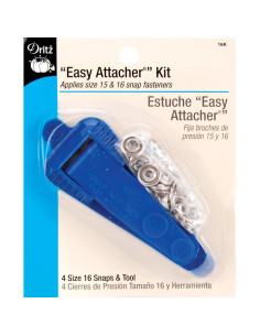 Kit de Broches de Presión Dritz 16K con Herramienta Easy Attacher 2