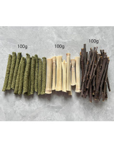 Palitos de Manzana y Bambú para Roedores 300g - fbiisrhd 2