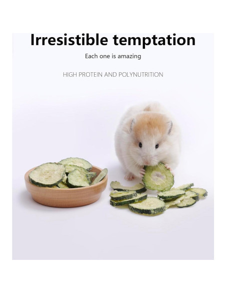 Snack para Hámster Niteangel - Pepinos Liofilizados 59g