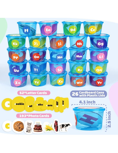 Juguetes de Aprendizaje del Alfabeto Joyreal - 271 Piezas