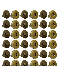 20 Sets Broches Magnéticos MYUBWTF 18mm para Manualidades