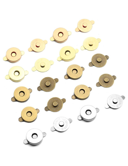 20 Sets Broches Magnéticos MYUBWTF 18mm para Manualidades