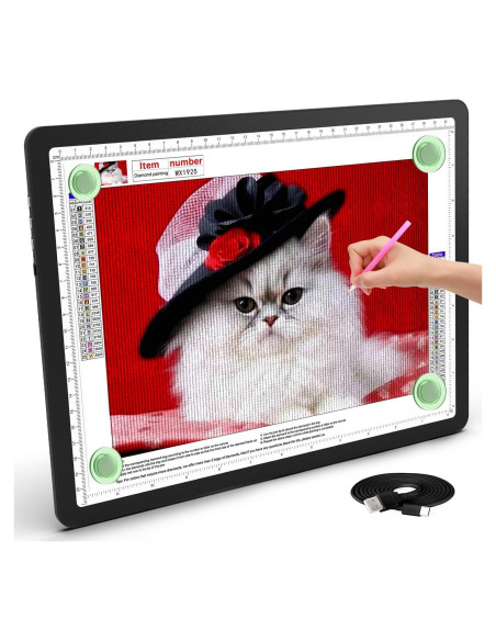 Mesa de Luz A4 TSOCOS 11000 Lux con 3 Colores y 6 Brillos