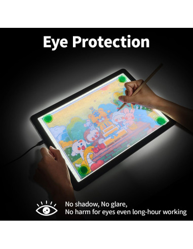 Mesa de Luz A4 TSOCOS 11000 Lux con 3 Colores y 6 Brillos