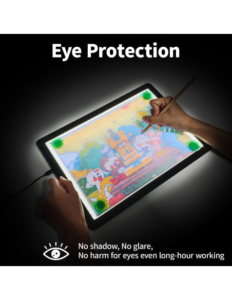 Mesa de Luz A4 TSOCOS 11000 Lux con 3 Colores y 6 Brillos