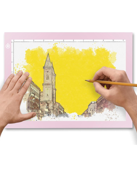 Tablero de Luz KIVOTAC GGE12 A4 USB Ajustable 9x12"