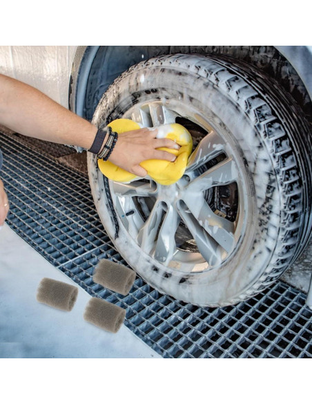 5 Piezas Cepillo de Limpieza para Tuercas de Rueda FUNOMOCYA