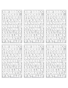 Letras Termoadhesivas S.E.I Blancas 1.9 cm para T-Shirt 2